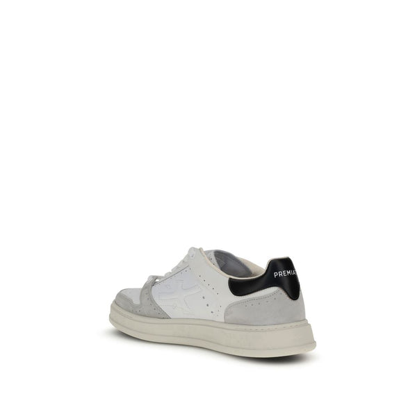 Weiße Kalbshaut Bos Taurus Sneakers mit niedrigem Schaft