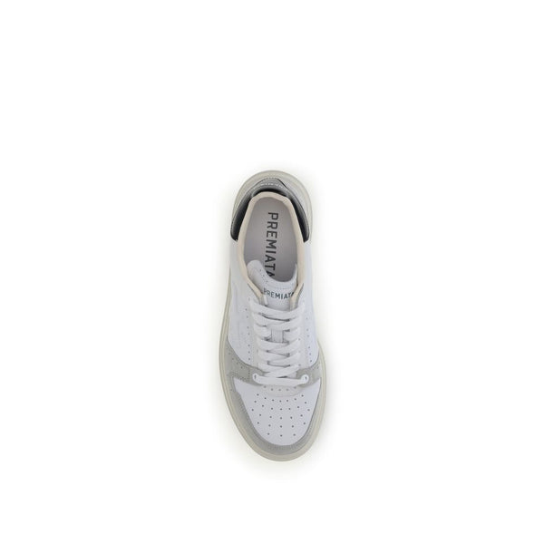 Weiße Sneakers aus Kalbshaut Bos Taurus