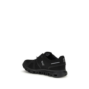 Schwarze Polyurethan-Laufschuhe
