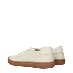 Beige Stoff Turnschuhe