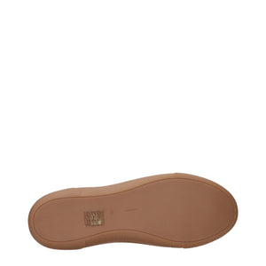 Beige Stoff Turnschuhe