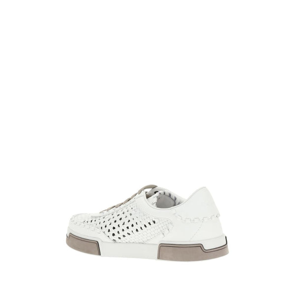 Weiße Ovis Aries Aries Sneakers aus Lammleder