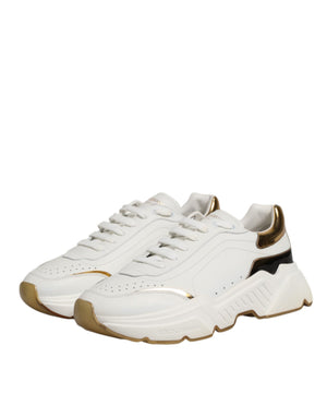 Weiß Gold Daymaster Low Top Turnschuhe Schuhe