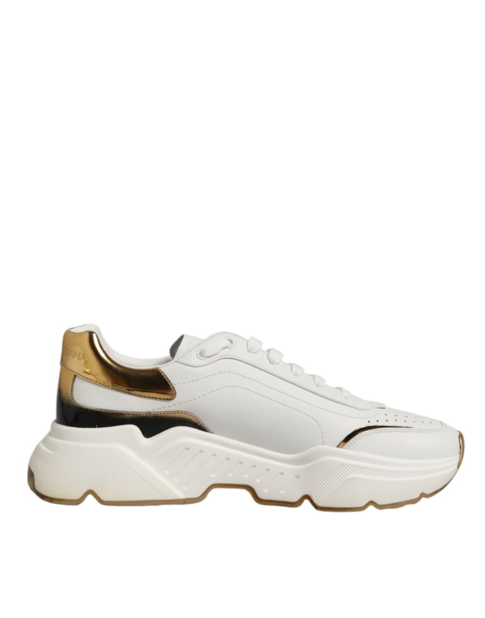 Weiß Gold Daymaster Low Top Turnschuhe Schuhe