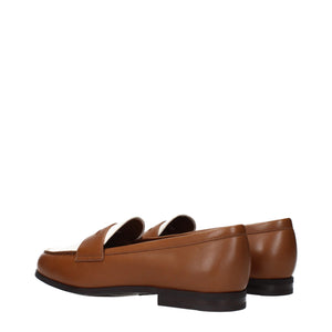 Braune Leder Slipper