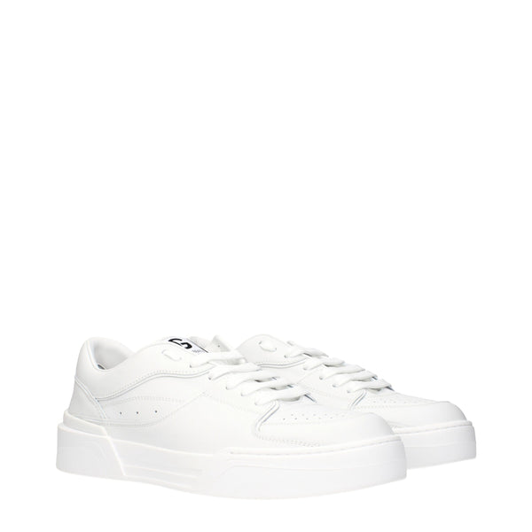 Weiße Sneakers aus Leder