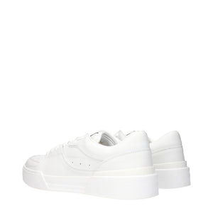 Weiße Sneakers aus Leder
