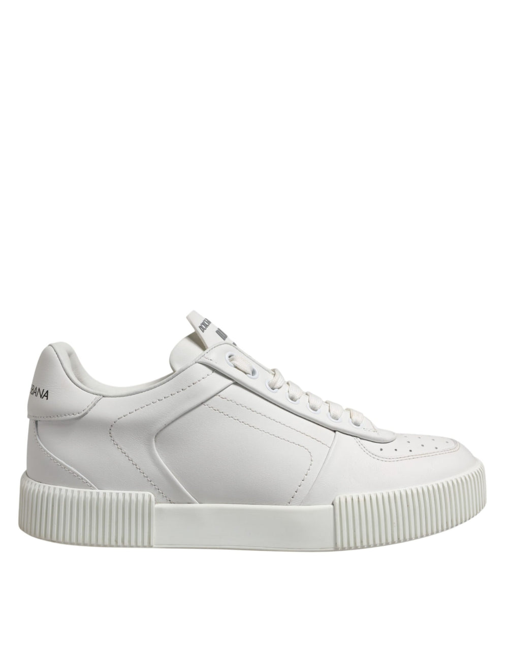 Weiß Leder MIAMI Low Top Turnschuhe Schuhe