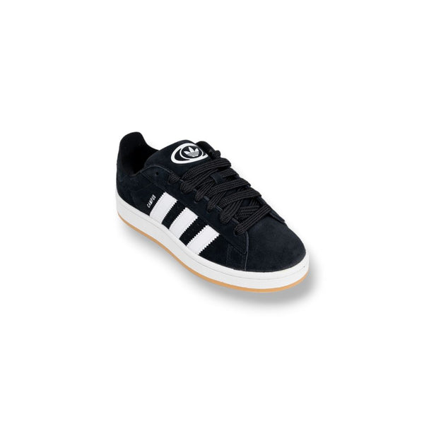 Schwarzer Leder-Sneaker