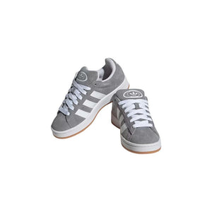 Graue Leder Sneaker