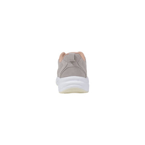 Graue Kunstleder Sneaker