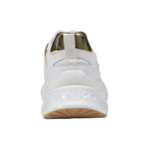 Weiße Chunky-Sneaker aus Leder