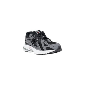 Schwarze Synthetik-Sneaker für Sport und Freizeit