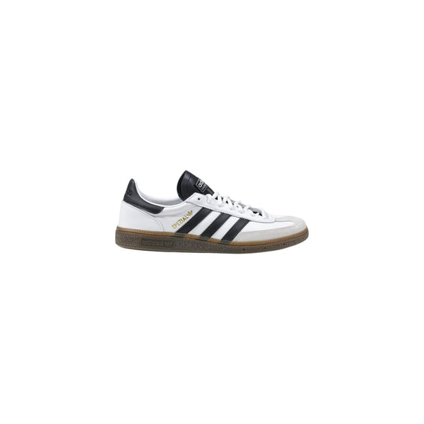 Schwarzer und weißer Leder-Sneaker