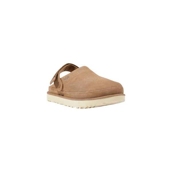 Beige Pumps aus recyceltem Polyester