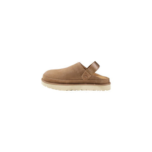Beige Pumps aus recyceltem Polyester