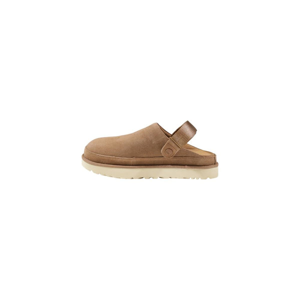 Beige Pumps aus recyceltem Polyester