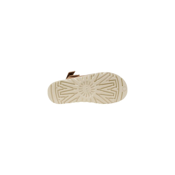 Beige Pumps aus recyceltem Polyester