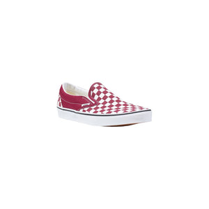 Rote Stoff-Sneaker
