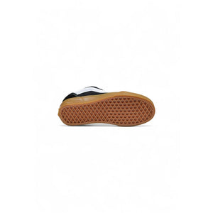 Schwarze Wildleder-Sneaker mit niedrigem Schaft