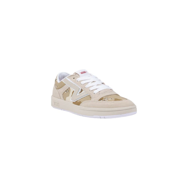 Beige Wildleder-Sneaker mit niedrigem Schaft