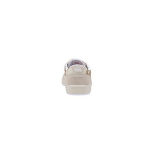 Beige Wildleder-Sneaker mit niedrigem Schaft