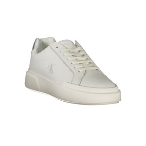 Weißes Leder Damen Sneaker