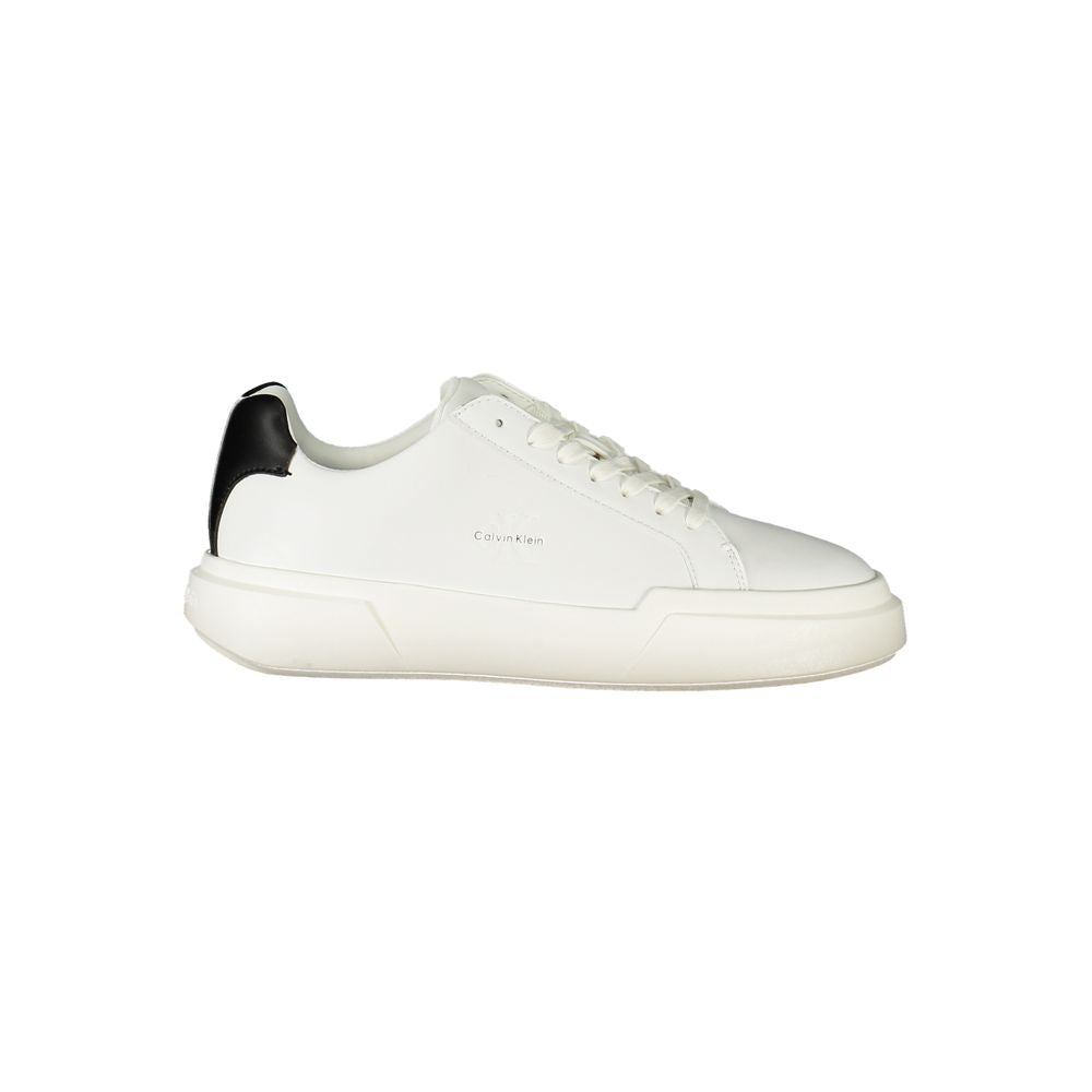 Weißes Leder Damen Sneaker