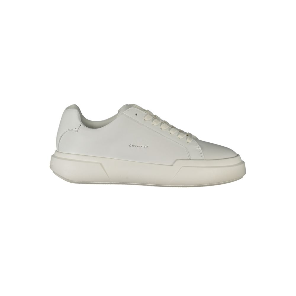 Weißes Leder Damen Sneaker