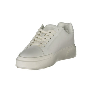 Weißes Leder Damen Sneaker