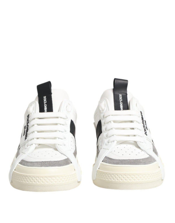Weißes Leder Custom 2.Zero Sneakers Schuhe