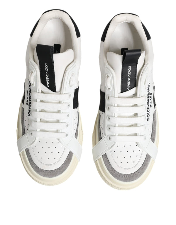 Weißes Leder Custom 2.Zero Sneakers Schuhe