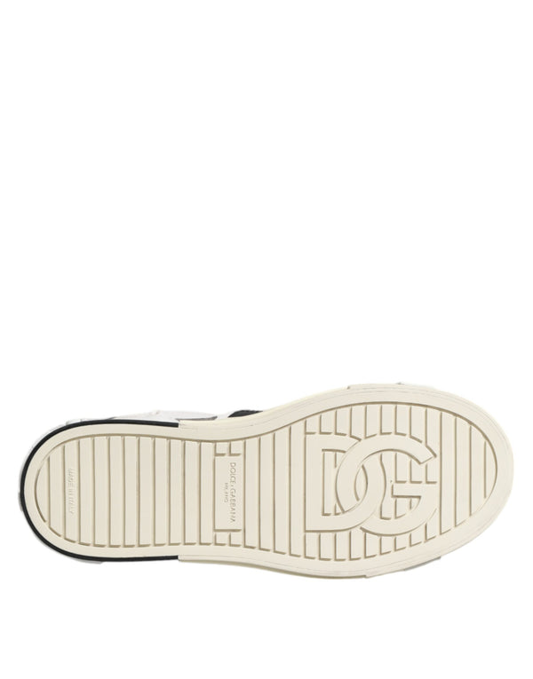 Weißes Leder Custom 2.Zero Sneakers Schuhe