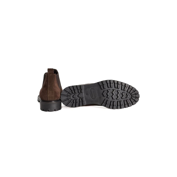 Braune Herren-Stiefeletten aus Kalbsleder