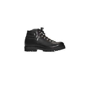 Schwarzer Kalbsleder Herrenstiefel