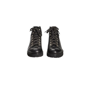 Schwarzer Kalbsleder Herrenstiefel