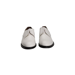 Weißes Kalbsleder Herren Loafer