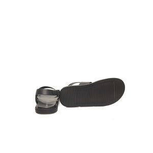 Schwarze Sandalen aus Rindsleder für Herren