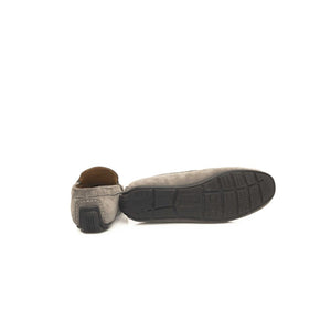 Graue Cowhide Herren Loafer