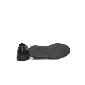 Schwarzer Leder-Loafer für Herren