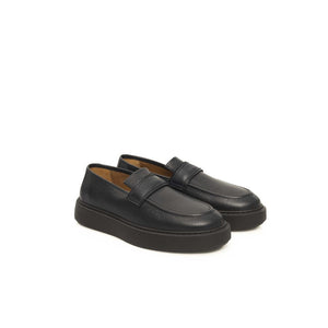 Blauer Wildleder-Loafer für Herren