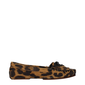 Braune Leder Slipper