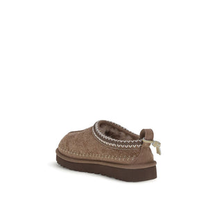 Braune Leder-Mules