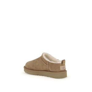 Braune Leder-Stiefeletten