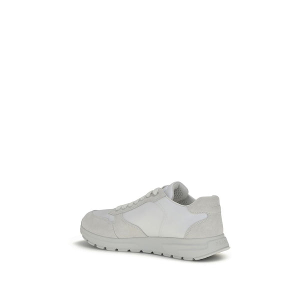 Weiße Sneakers aus recyceltem Polyamid