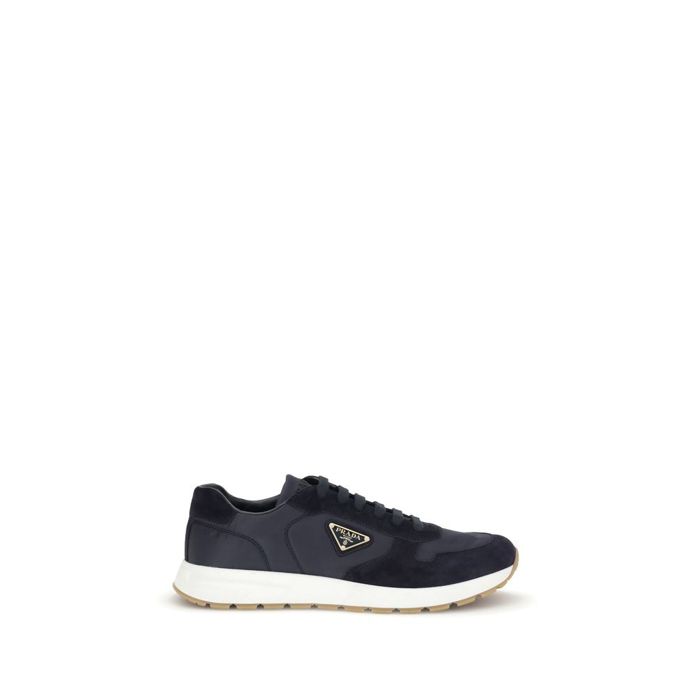 Sportliche Sneaker aus recyceltem Polyamid in Blau