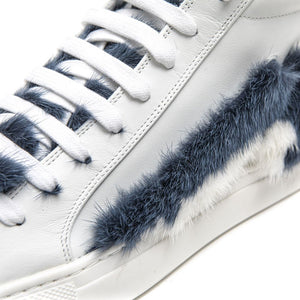 Weißes Leder Damen Sneaker