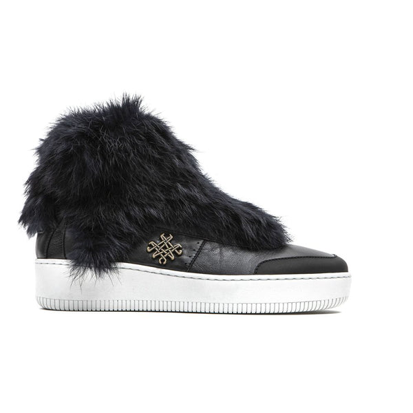 Blaue Baumwolle Damen Sneaker