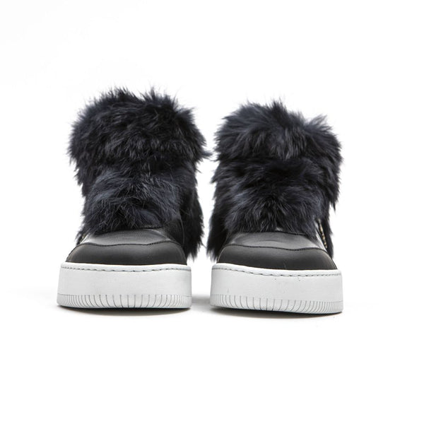 Blaue Baumwolle Damen Sneaker
