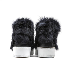 Blaue Baumwolle Damen Sneaker